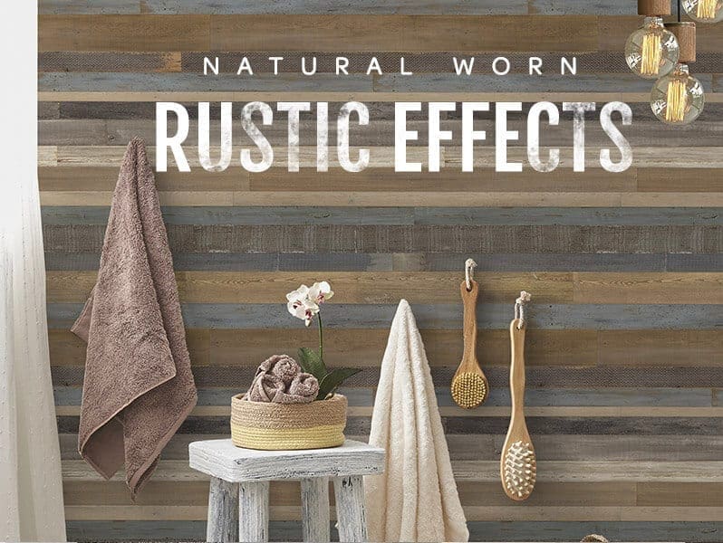 Rustic Effect Wood Wall Panels