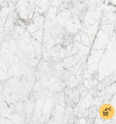 White Marble Shower Wall Panel