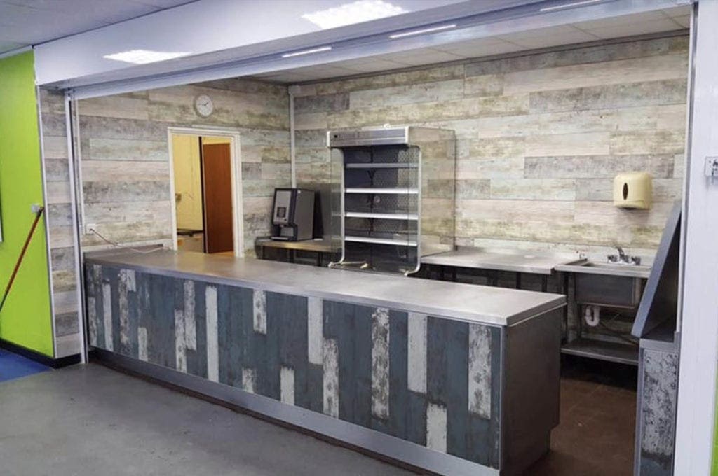 Kitchen Wood Effect Wall Panels