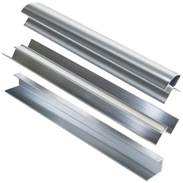 Gecko 10mm Aluminium Chrome Trims