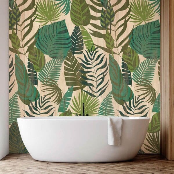 Jungle Leaf Premium Wood Wall Panel (500mm x 2600mm x 6mm)