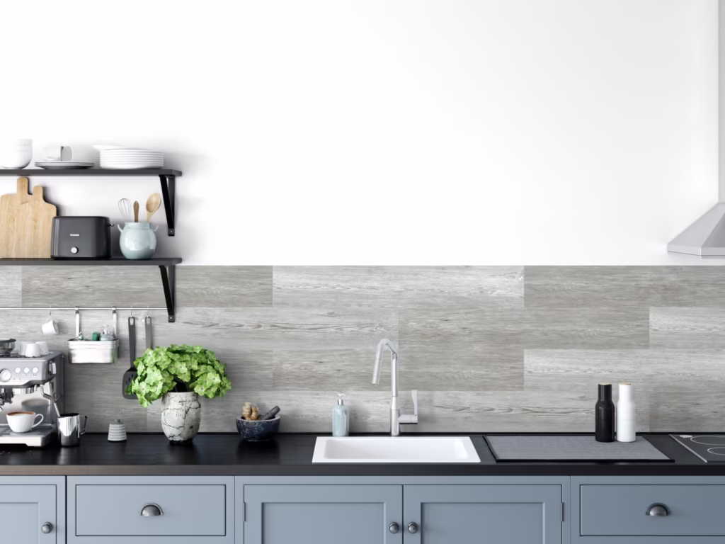 Light Grey Oak Wood Effect Wall Panel - Targwall+ (900mm x 150mm x 5.2mm)