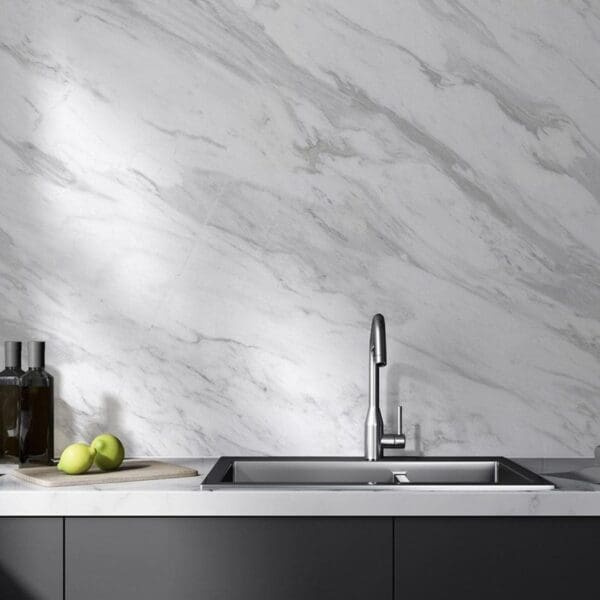 Volakas Marble Wall Panel (375mm x 2600mm x 8mm)