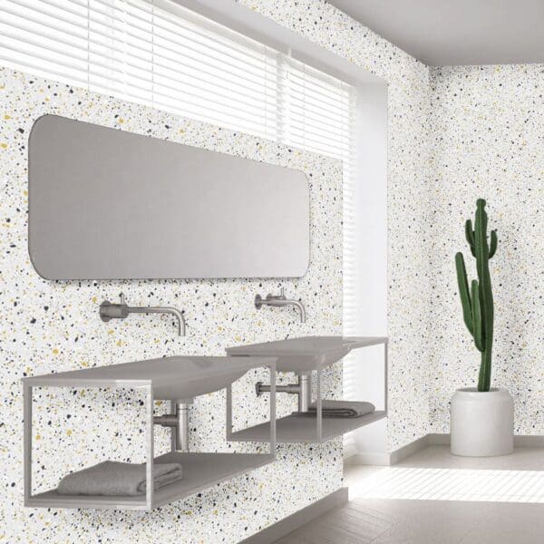 Terrazzo Jaune Wall Panel (500mm x 2600mm x 6mm)