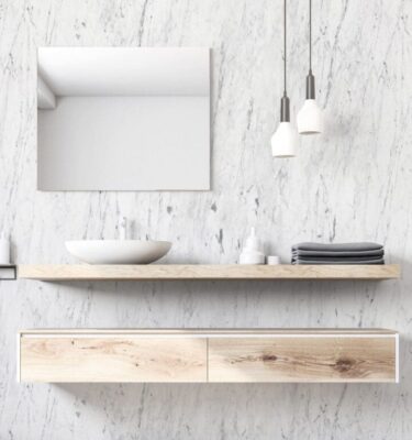 Bianco Mármol Wall Panel Sample